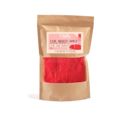 Cire bougie graine creative vegetale sable rouge 400 gr