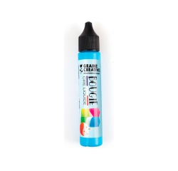 Crayon pour bougie graine creative 30ml coloris bleu    fluo