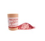 Paillettes oz international biodegradable vegetales tube  carton 35g coloris rouge