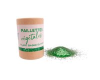 Paillettes oz international biodegradable vegetales tube  carton 35g coloris vert