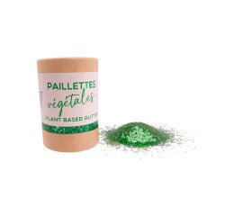 Paillettes oz international biodegradable vegetales tube  carton 35g coloris vert