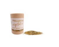 Paillettes oz international biodegradable vegetales tube  carton 35g coloris or