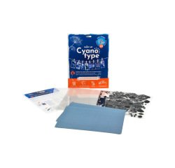 Kit cyanotype enjoy art impression photo 10 feuilles  a4 pre-impregnees + 5 films   impression + 1 plaque a4 + 64