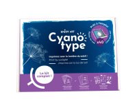 Atelier cyanotype enjoy art pret   l'emploi maxi pack 40  feuilles a5 + 10 plaques a5 + 210 motifs imprimes
