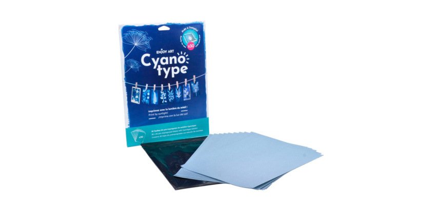 Feuille cyanotype enjoy art pre-impregnees a4 pack 30     unites