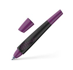 Roller cartouche schneider breeze grip antiderapant      trait moyen encre bleu royal  effacable coloris noir-baie