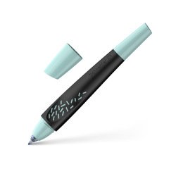 Roller cartouche schneider breeze grip antiderapant      trait moyen encre bleu royal  effacable coloris noir-menthe