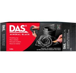 Pate a modeler das autodurcissante pain 800gr    coloris noir