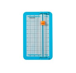 Massicot junior fiskars 29,2x17,8cm protection        transparente coloris bleu