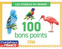 Bon point editions lito les oiseaux du monde 61x82mm      boite 100 unites
