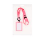 AVERY Porte-carte avec tour de cou, rose pastel