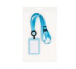 AVERY Porte-carte avec tour de cou, bleu pastel