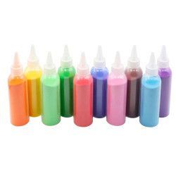 Sable de couleurs o'color extra-fin coloris assortis    flacon 210g boite 10 unites