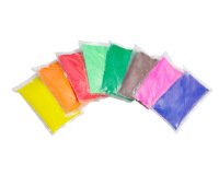 Sable de couleurs o'color coloris assortis sachet 1kg   schoolpack 8 unites