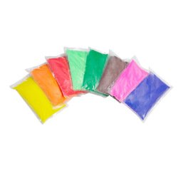 Sable de couleurs o'color coloris assortis sachet 1kg   schoolpack 8 unites