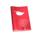 Protege-cahier colorosa a4 papier recycle coloris rouge