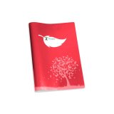 Protege-cahier colorosa a4 papier recycle coloris rouge