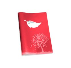 Protege-cahier colorosa a4 papier recycle coloris rouge