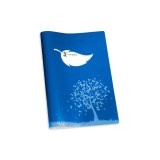 Protege-cahier colorosa a4 papier recycle coloris bleu