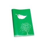 Protege-cahier colorosa a4 papier recycle coloris vert