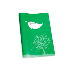 Protege-cahier colorosa a4 papier recycle coloris vert