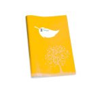 Protege-cahier colorosa a4 papier recycle coloris jaune