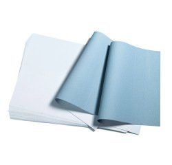 Papier a peindre riplast anti-humidite 50x35cm 120gr 1 face blanche/1 face bleu      paquet 50 feuilles