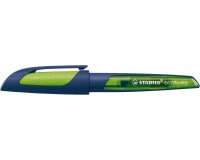 Stylo-plume stabilo easybuddy twilight sky plume m standard pour gaucher et droitier      coloris bleu nuit/citron vert