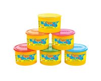 Pate a modeler jovi blandiver coloris neon assortis boite 6 pots 460g