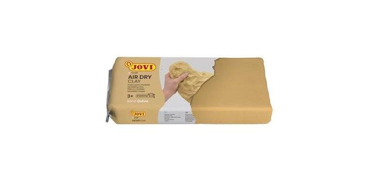 Pate a modeler jovi air dry clay autodurcissante 500g     coloris ocre