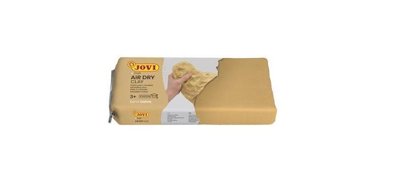 Pate a modeler jovi air dry clay autodurcissante 500g     coloris ocre