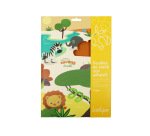 Feuille sodertex simili cuir adhesif 1mm savanna shades    20x30cm coloris assortis      paquet 10 feuilles