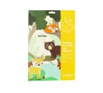 Feuille sodertex simili cuir adhesif 1mm forest shades     20x30cm coloris assortis      paquet 10 feuilles
