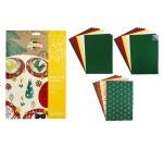 Feutrine adhesive sodertex maxi christmas felt 1mm       20x30cm coloris assortis pack 25 coupons