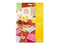 Feutrine adhesive sodertex maxi love felt 1mm 20x30cm    coloris assortis pack 25      coupons