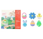 Aquaperle sodertex aqua'paques diam. 5mm coloris assortis pack 1500 unites + 1 plaque + 1 spray + 10 modeles