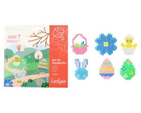 Aquaperle sodertex aqua'paques diam. 5mm coloris assortis pack 1500 unites + 1 plaque + 1 spray + 10 modeles