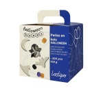 Perle sodertex halloween bois ronde diam. 8mm coloris       assortis boite 300 unites