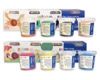 Pate a jouer sodertex pataqua couleurs primaires &          complementaires 130g pack 8   pots