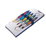 Pinceau pelikan griffix coloris et tailles assortis   blister 5 unites