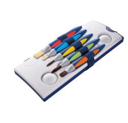Pinceau pelikan griffix coloris et tailles assortis   blister 5 unites