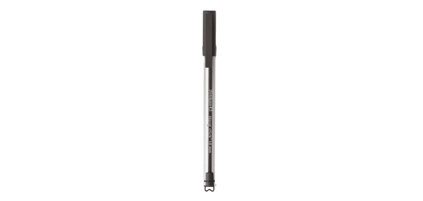 Stylo-bille pelikan hang stick corps triangulaire      pointe moyenne 1mm coloris    noir