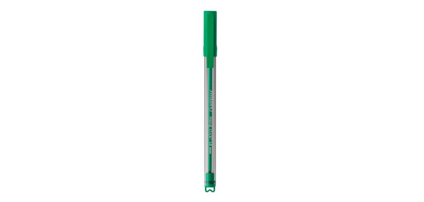 Stylo-bille pelikan hang stick corps triangulaire      pointe moyenne 1mm coloris    vert
