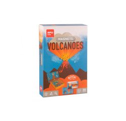 Jeu magnetique apli kids volcans 35 pieces
