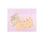 Tapis apli silicone anti-adhesif & anti-derapant  coloris lilas