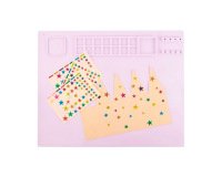 Tapis apli silicone anti-adhesif & anti-derapant  coloris lilas