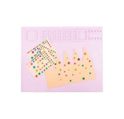 Tapis apli silicone anti-adhesif & anti-derapant  coloris lilas