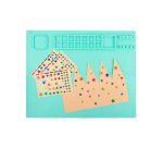 Tapis apli silicone anti-adhesif & anti-derapant  coloris vert