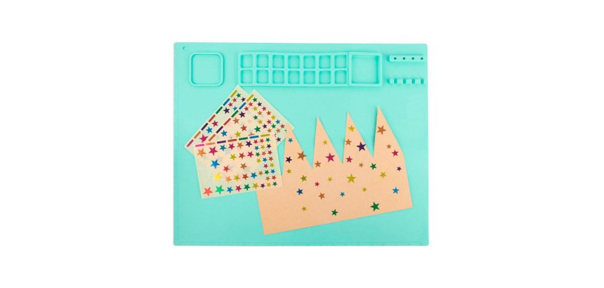 Tapis apli silicone anti-adhesif & anti-derapant  coloris vert