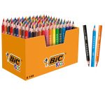 Feutre coloriage bic kids kid couleur pointe moyenne encre  ultra-lavable coloris pastel  assortis etui 12 unites